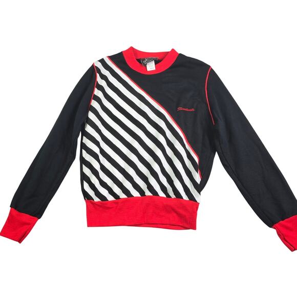 Vintage 80s Sweatworks Sweatshirt Women's Medium Jane Fonda Workout Costume Prop - Picture 1 of 10